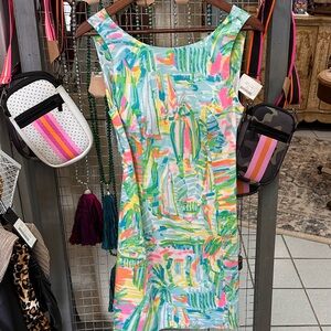 Lilly Pulitzer Multicolor Abstract Midi Dress